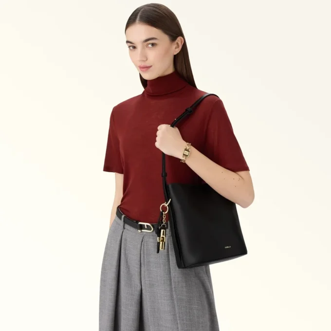 Borsa a secchiello Furla Roxie S