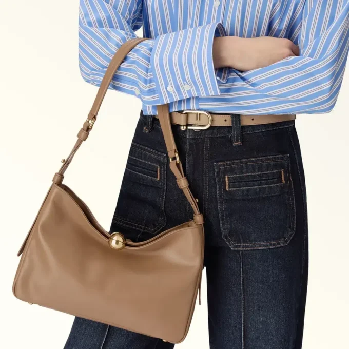 Borsa a tracolla morbida Furla Sfera M